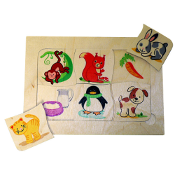 baby-puzzle-drevene-zviratka-s-potravou-hess